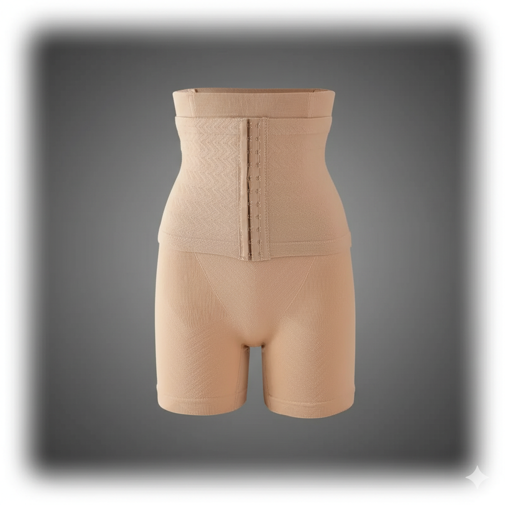High-Waisted Seamless Shaping Shorts – Tummy Control & Butt Lift